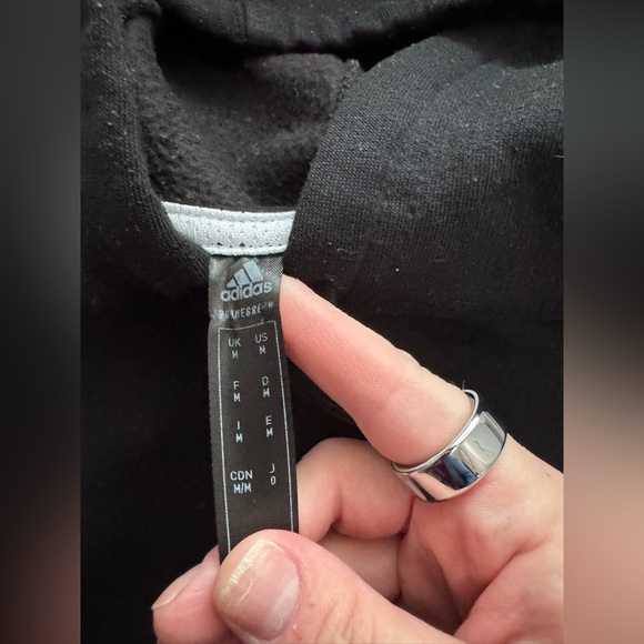 Adidas Essentials 3-Stripes Fleece Hoodie - Picture 4 of 5